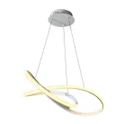 LED design mennyezeti lámpa 70W, 4300 lm, 3000-6500K, IP20, fém-akril - J4331/W