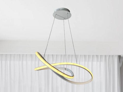 LED design mennyezeti lámpa 70W, 4300 lm, 3000-6500K, IP20, fém-akril - J4331/W