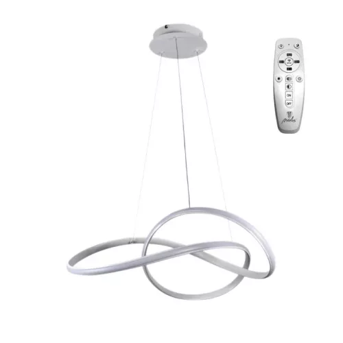 LED design mennyezeti lámpa 70W, 4300 lm, 3000-6500K, IP20, fém-akril - J4331/W