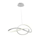 LED design mennyezeti lámpa 70W, 4300 lm, 3000-6500K, IP20, fém-akril - J4331/W