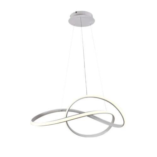 LED design mennyezeti lámpa 70W, 4300 lm, 3000-6500K, IP20, fém-akril - J4331/W