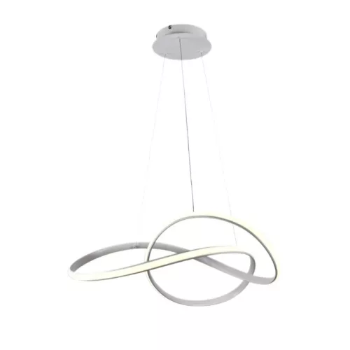 LED design mennyezeti lámpa 70W, 4300 lm, 3000-6500K, IP20, fém-akril - J4331/W