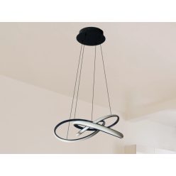   LED design mennyezeti lámpa, 65W, 480x260 mm, IP20, 3000K-6500K, RF távirányító - J4332/B