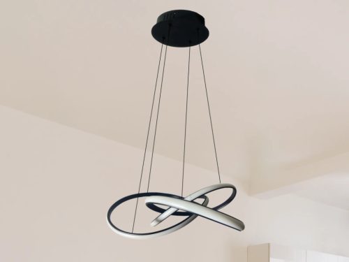 LED design mennyezeti lámpa, 65W, 480x260 mm, IP20, 3000K-6500K, RF távirányító - J4332/B