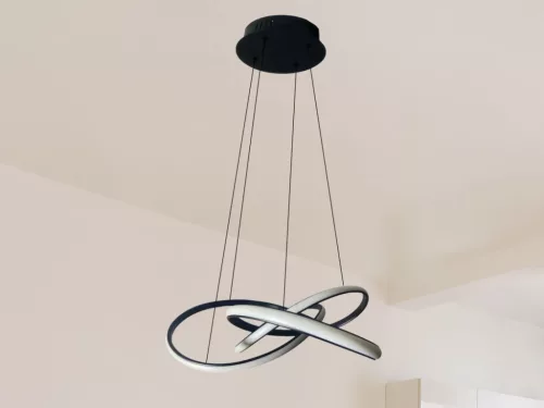 LED design mennyezeti lámpa, 65W, 480x260 mm, IP20, 3000K-6500K, RF távirányító - J4332/B