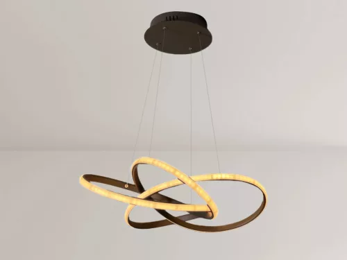 LED design mennyezeti lámpa, 65W, 480x260 mm, IP20, 3000K-6500K, RF távirányító - J4332/BR