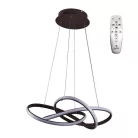 LED design mennyezeti lámpa, 65W, 480x260 mm, IP20, 3000K-6500K, RF távirányító - J4332/BR