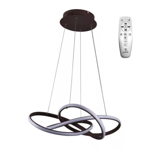 LED design mennyezeti lámpa, 65W, 480x260 mm, IP20, 3000K-6500K, RF távirányító - J4332/BR