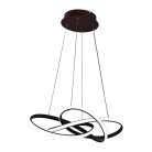 LED design mennyezeti lámpa, 65W, 480x260 mm, IP20, 3000K-6500K, RF távirányító - J4332/BR