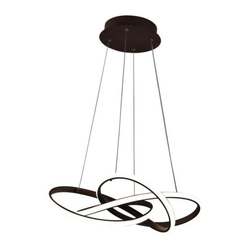 LED design mennyezeti lámpa, 65W, 480x260 mm, IP20, 3000K-6500K, RF távirányító - J4332/BR