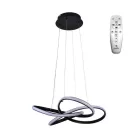 LED design mennyezeti lámpa, 65W, 480x260 mm, IP20, 3000K-6500K, RF távirányító - J4332/B