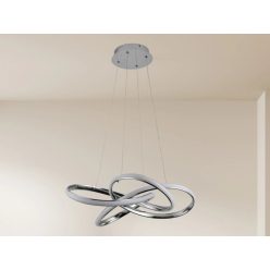   LED design mennyezeti lámpa, 65W, 480x260 mm, IP20, 3000K-6500K, RF távirányító - J4332/CH