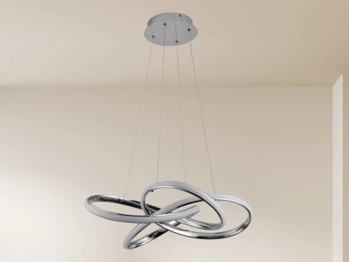 LED design mennyezeti lámpa, 65W, 480x260 mm, IP20, 3000K-6500K, RF távirányító - J4332/CH