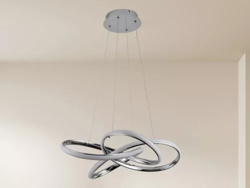 LED design mennyezeti lámpa, 65W, 480x260 mm, IP20, 3000K-6500K, RF távirányító - J4332/CH