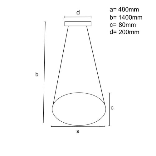 LED design mennyezeti lámpa, 65W, 480x260 mm, IP20, 3000K-6500K, RF távirányító - J4332/CH