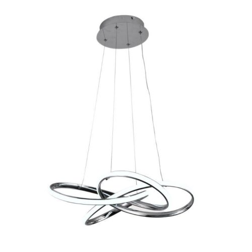 LED design mennyezeti lámpa, 65W, 480x260 mm, IP20, 3000K-6500K, RF távirányító - J4332/CH