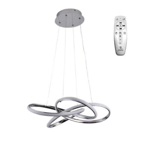 LED design mennyezeti lámpa, 65W, 480x260 mm, IP20, 3000K-6500K, RF távirányító - J4332/CH
