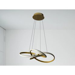   LED design mennyezeti lámpa, 65W, 480x260 mm, IP20, 3000K-6500K, RF távirányító - J4332/G