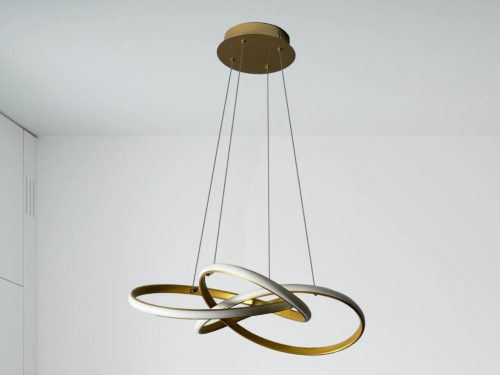 LED design mennyezeti lámpa, 65W, 480x260 mm, IP20, 3000K-6500K, RF távirányító - J4332/G