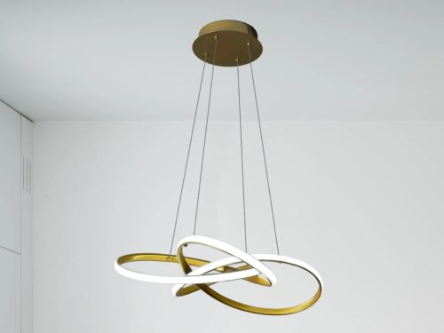 LED design mennyezeti lámpa, 65W, 480x260 mm, IP20, 3000K-6500K, RF távirányító - J4332/G