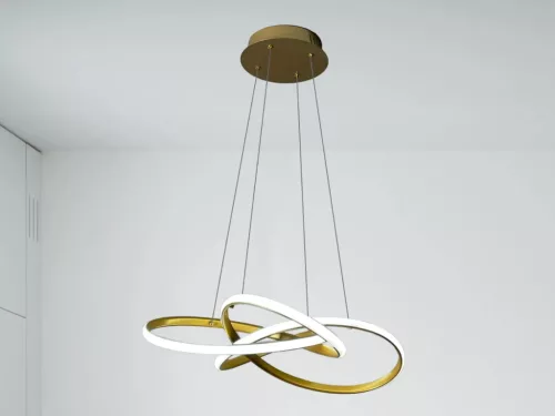 LED design mennyezeti lámpa, 65W, 480x260 mm, IP20, 3000K-6500K, RF távirányító - J4332/G