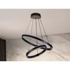   LED mennyezeti lámpa 140W, 8400 lm, 3000K-6500K állítható, dimmelhető, IP20, fém-akril J4339/B