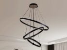 LED mennyezeti lámpa 250W, 15000 lm, 3000K-6500K állítható, dimmelhető, IP20, fém-akril J4340/B