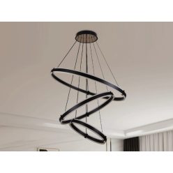   LED mennyezeti lámpa 250W, 15000 lm, 3000K-6500K állítható, dimmelhető, IP20, fém-akril J4340/B