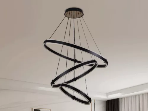 LED mennyezeti lámpa 250W, 15000 lm, 3000K-6500K állítható, dimmelhető, IP20, fém-akril J4340/B