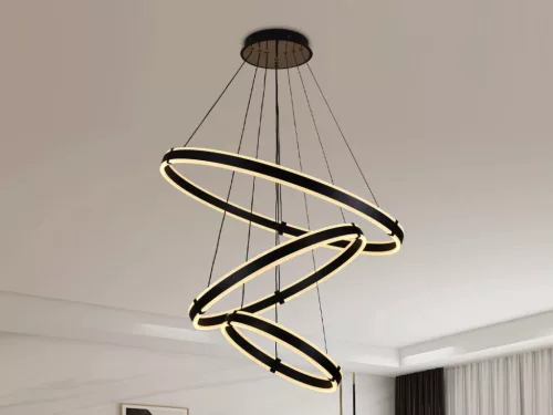 LED mennyezeti lámpa 250W, 15000 lm, 3000K-6500K állítható, dimmelhető, IP20, fém-akril J4340/B