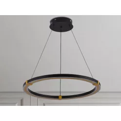   LED mennyezeti lámpa 75W, 4500 lm, 3000K-6500K állítható, dimmelhető, IP20, fém-akril J4341/B