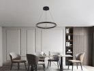 LED mennyezeti lámpa 75W, 4500 lm, 3000K-6500K állítható, dimmelhető, IP20, fém-akril J4341/B
