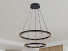 LED mennyezeti lámpa 130W, 7800 lm, 3000K-6500K állítható, dimmelhető, IP20, fém-akril J4342/B