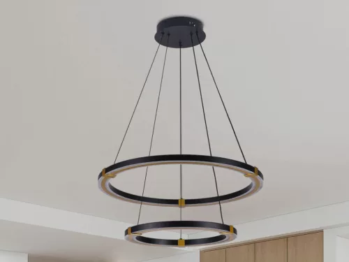 LED mennyezeti lámpa 130W, 7800 lm, 3000K-6500K állítható, dimmelhető, IP20, fém-akril J4342/B