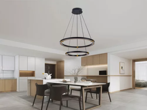 LED mennyezeti lámpa 130W, 7800 lm, 3000K-6500K állítható, dimmelhető, IP20, fém-akril J4342/B