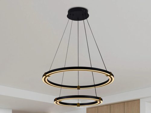 LED mennyezeti lámpa 130W, 7800 lm, 3000K-6500K állítható, dimmelhető, IP20, fém-akril J4342/B
