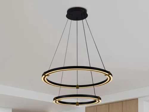 LED mennyezeti lámpa 130W, 7800 lm, 3000K-6500K állítható, dimmelhető, IP20, fém-akril J4342/B