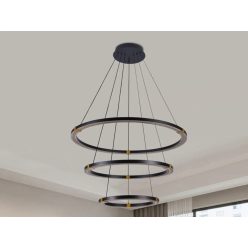   LED mennyezeti lámpa 235W, 14100 lm, 3000K-6500K állítható, dimmelhető, IP20, fém-akril J4343/B