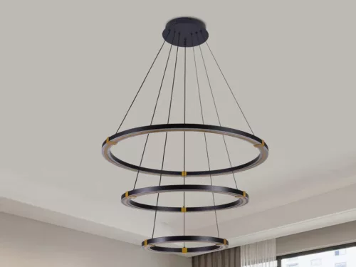 LED mennyezeti lámpa 235W, 14100 lm, 3000K-6500K állítható, dimmelhető, IP20, fém-akril J4343/B