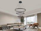 LED mennyezeti lámpa 235W, 14100 lm, 3000K-6500K állítható, dimmelhető, IP20, fém-akril J4343/B