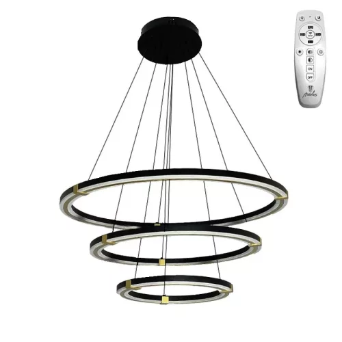 LED mennyezeti lámpa 235W, 14100 lm, 3000K-6500K állítható, dimmelhető, IP20, fém-akril J4343/B