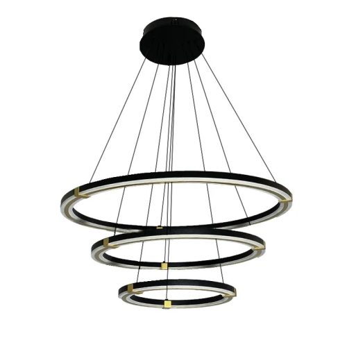 LED mennyezeti lámpa 235W, 14100 lm, 3000K-6500K állítható, dimmelhető, IP20, fém-akril J4343/B