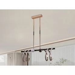   LED design mennyezeti lámpa 105W, 6820 lm, 3000K-6500K, IP20, 960x300x830 mm - J4344/GCH