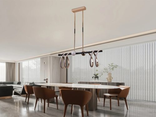 LED design mennyezeti lámpa 105W, 6820 lm, 3000K-6500K, IP20, 960x300x830 mm - J4344/GCH