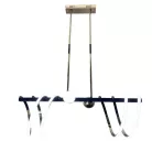 LED design mennyezeti lámpa 105W, 6820 lm, 3000K-6500K, IP20, 960x300x830 mm - J4344/GCH