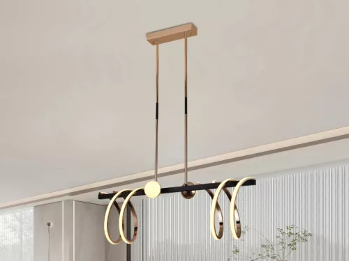 LED design mennyezeti lámpa 105W, 6820 lm, 3000K-6500K, IP20, 960x300x830 mm - J4344/GCH