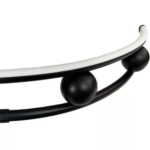 LED mennyezeti lámpa 50W, 3900 lm, 3000–6500K, IP20, fekete fém-akril - J4345/B