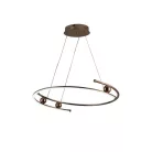 LED mennyezeti lámpa 50W, 3900 lm, 3000–6500K, IP20, fém-akril - J4345/GCH