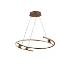 LED mennyezeti lámpa 50W, 3900 lm, 3000–6500K, IP20, fém-akril - J4345/GCH