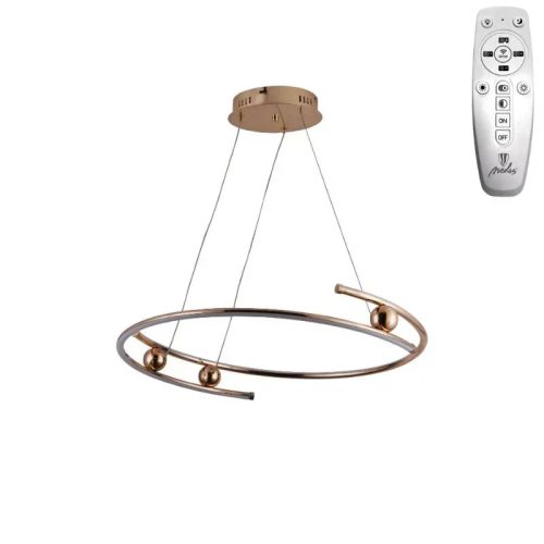 LED mennyezeti lámpa 50W, 3900 lm, 3000–6500K, IP20, fém-akril - J4345/GCH